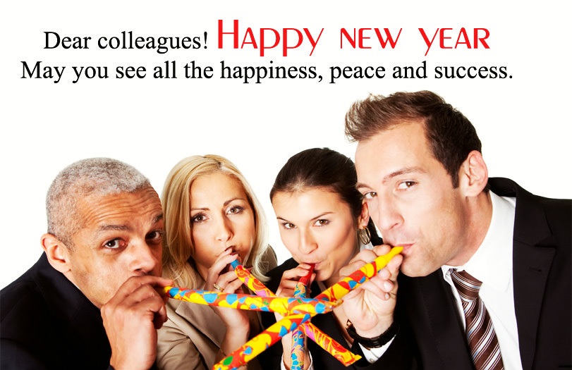 New Year Wishes for Business Colleagues 2024